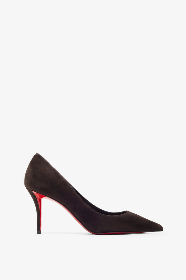 Miss Z 80 brown suede pumps