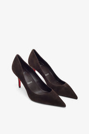Miss Z 80 black suede pumps
