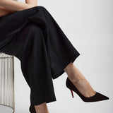 Miss Z 80 brown suede pumps