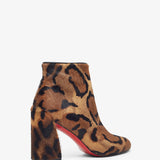 Jane 85 leopard ankle boots