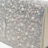 Bettina sliver strass clutch