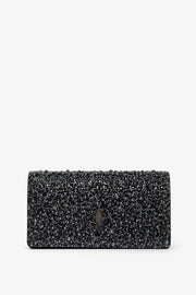 Bettina black strass clutch