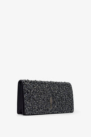 Bettina black strass clutch