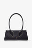 Venus black baguette shoulder bag
