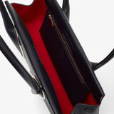 Venus black baguette shoulder bag