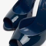 Me Dolly 100 Blue Patent Mules