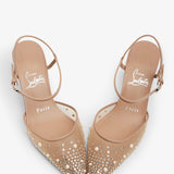 Miss Z 60 Riviera Beige Strass Pumps