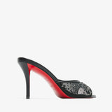 Miss Z 80 Black Strass Mules