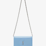 Bettina Light Blue Patent Clutch
