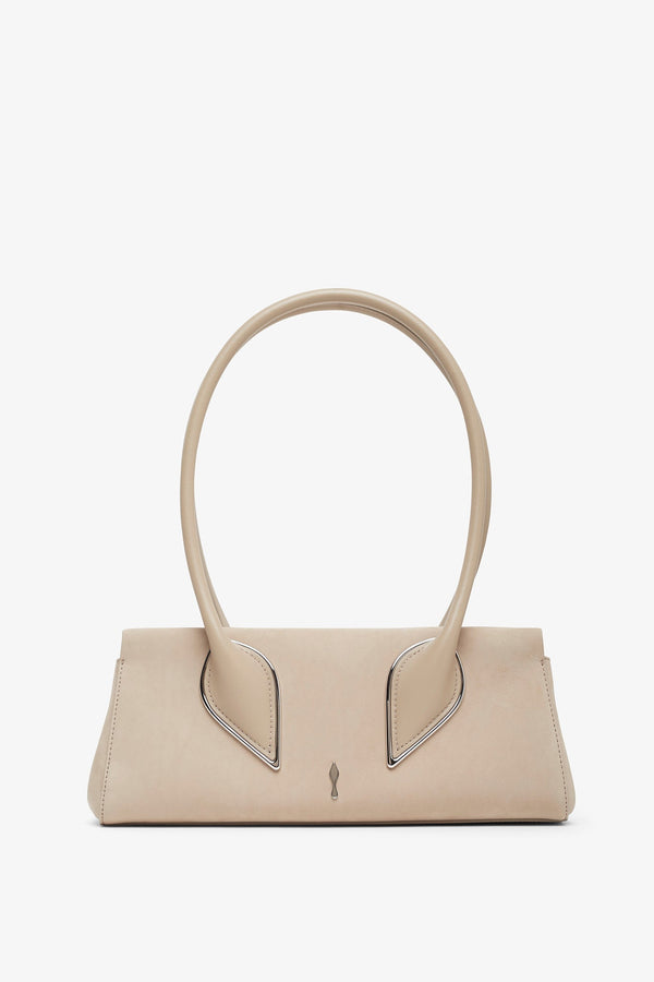 Venus Baguette Beige Clutch