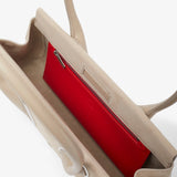 Venus Baguette Beige Clutch