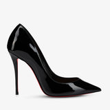 La Pigalle 100 black patent pumps