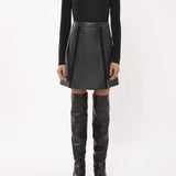 Raina black overknee leather boots