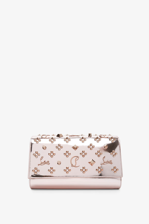 Paloma metallic loubinthesky clutch