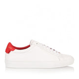 White and red sneaker