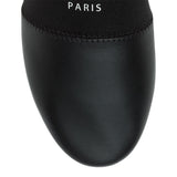 Bedford black flat mules