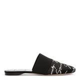 Bedford black flat mules