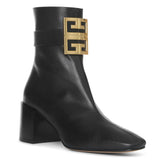 4G leather ankle boots