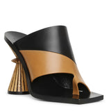 Asymmetrical mule sandals