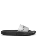 Givenchy Paris transparent rubber slides