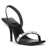 Slingback sandal 90 black sandals