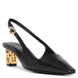 G Cube 50 black slingback pumps