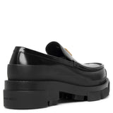 Terra black leather loafer