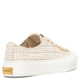 City low beige canvas sneakers