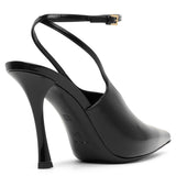 Show 95 black slingback pumps