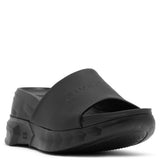 Marshmallow black wedges