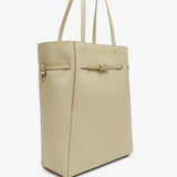 Voyou north-south medium beige tote bag