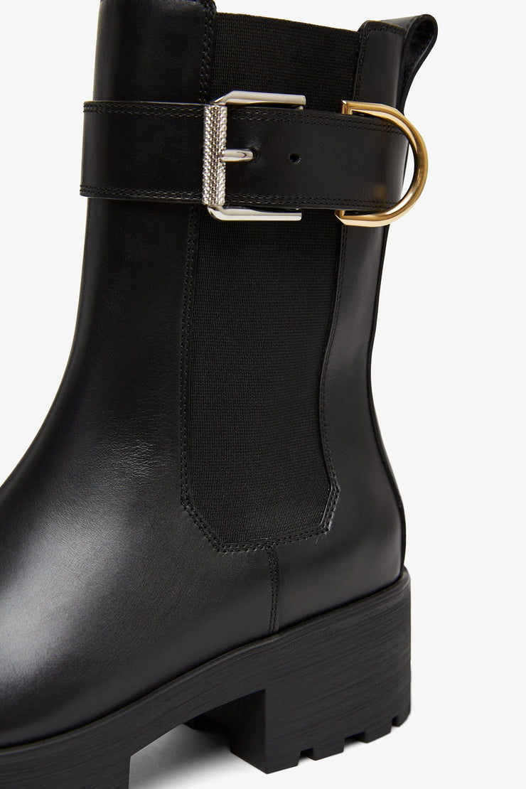 Voyou black chelsea boots