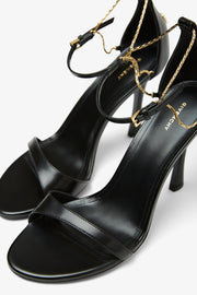 4G 95 liquid black sandals