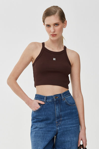 Cropped 4G tank top