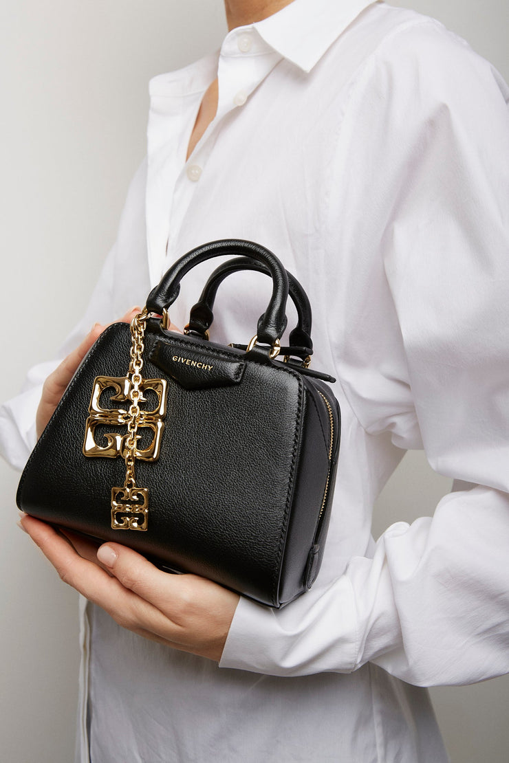 Antigona cube nano black bag