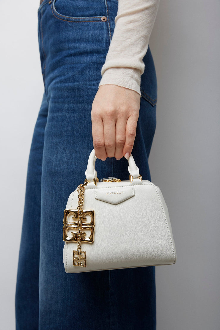 Antigona cube nano ivory bag