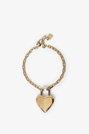 Heart lock bracelet