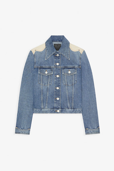 Back details denim jacket