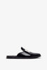 Tux black patent slippers