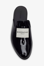 Tux black patent slippers