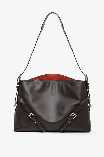 Voyou medium brown bag