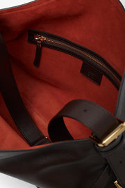 Voyou medium brown bag