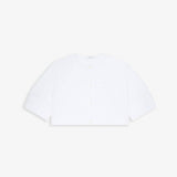 Short white cotton sleeves shirt