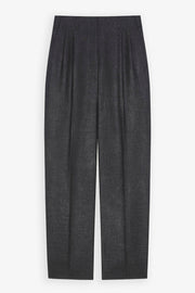 Double pleated grey pants