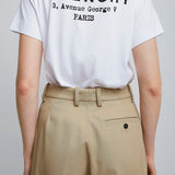 White logo regular t-shirt
