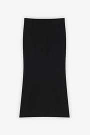 Black low waist skirt