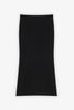 Black low waist skirt