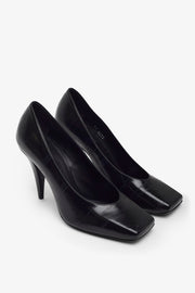 Squared 95 black pumps