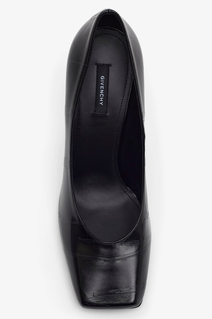 Squared 95 black pumps