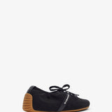 Slim black sneakers